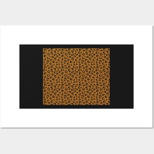 Modern Animal Skin Pattern Leopard Posters and Art